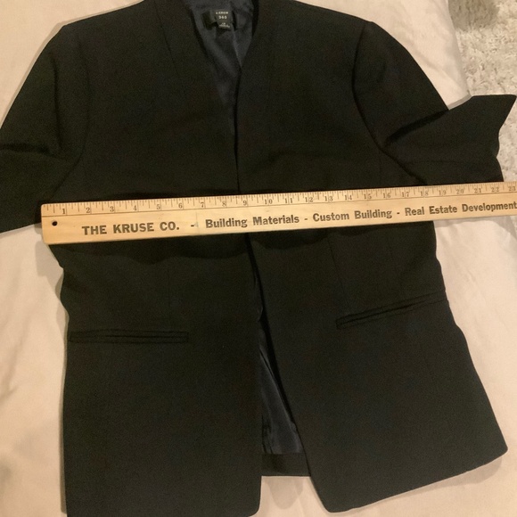 JCrew Black 12 365 Blazer in Stretch Twill Quality Minimalist Normcore Classic - Picture 5 of 6